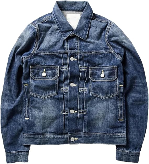 Recycled Denim Jacket Ripped Jeans Washed Coat