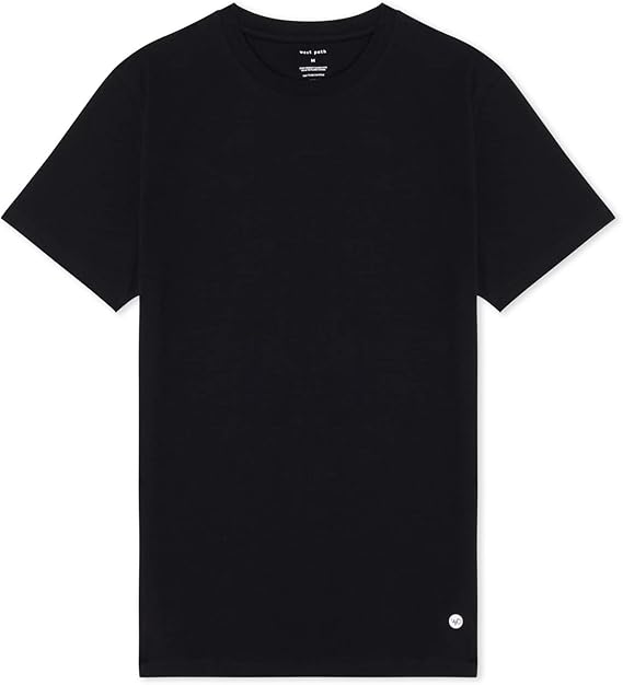 Mens Organic T Shirt Black | Fair Trade T-Shirt | Cotton | Eco Friendly | Plain Black