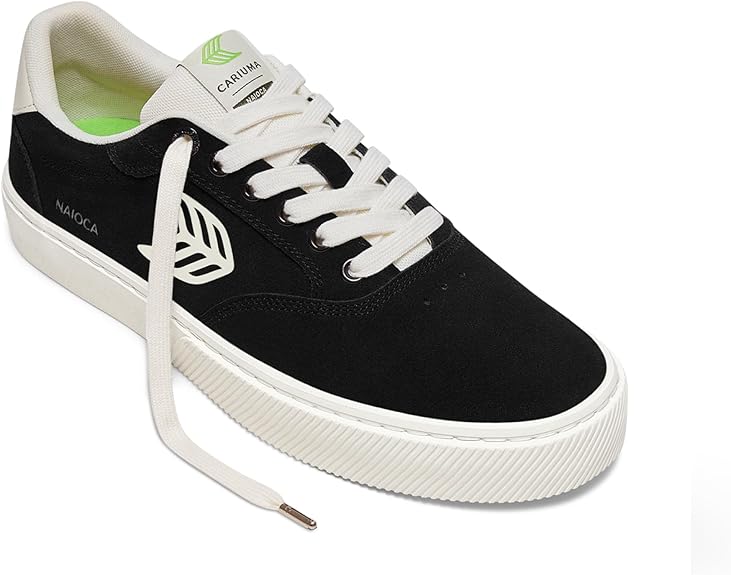 Cariuma Naioca Suede Sneakers Comfortable Lightweight Sustainable Casual Footwear with Vegan Insoles and Rubber Soles