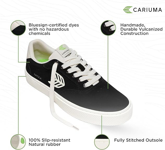 Cariuma Naioca Suede Sneakers Comfortable Lightweight Sustainable Casual Footwear with Vegan Insoles and Rubber Soles