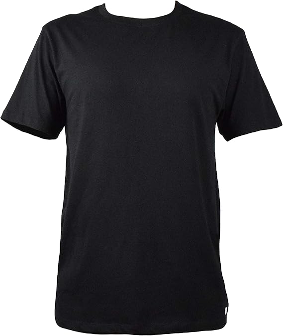 Mens Organic T Shirt Black | Fair Trade T-Shirt | Cotton | Eco Friendly | Plain Black