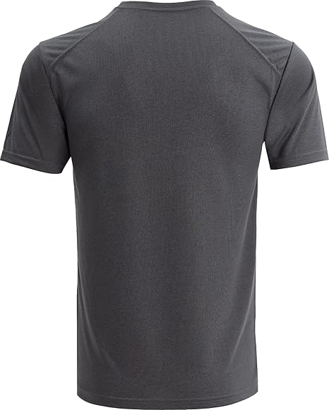 Mens Recycled Polyester T Shirt Moisture Wicking Lightweight Breathable Athletic Fit Sustainable Activewear